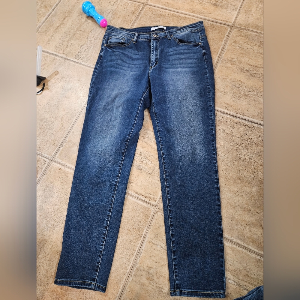KanCan Dark Blue Womens Jeans Size 15